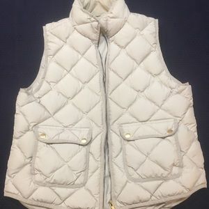 Ivory J. Crew puffer vest
